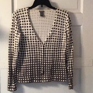 Ann Taylor print cardigan. Size M